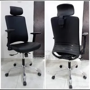 Brand New Leather Executive Chair With Headrest