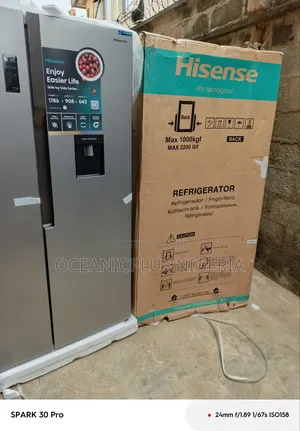Hisense Topnotch Side by Side Rc-67ws Refrigerator