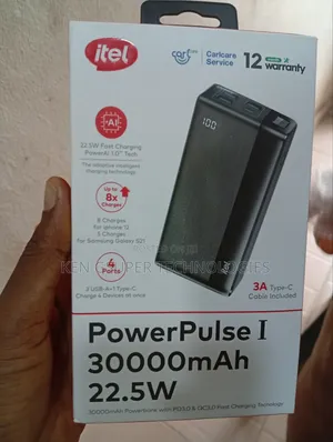 Itel 30000mah Power Bank Power Lite