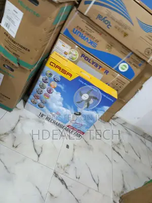 Qasa Rechargeable Fan - Best Value 18" Standing Fan