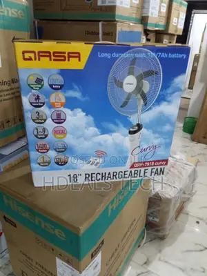 Summer - Ready With Qasa 18-Inch Rechargeable Fan