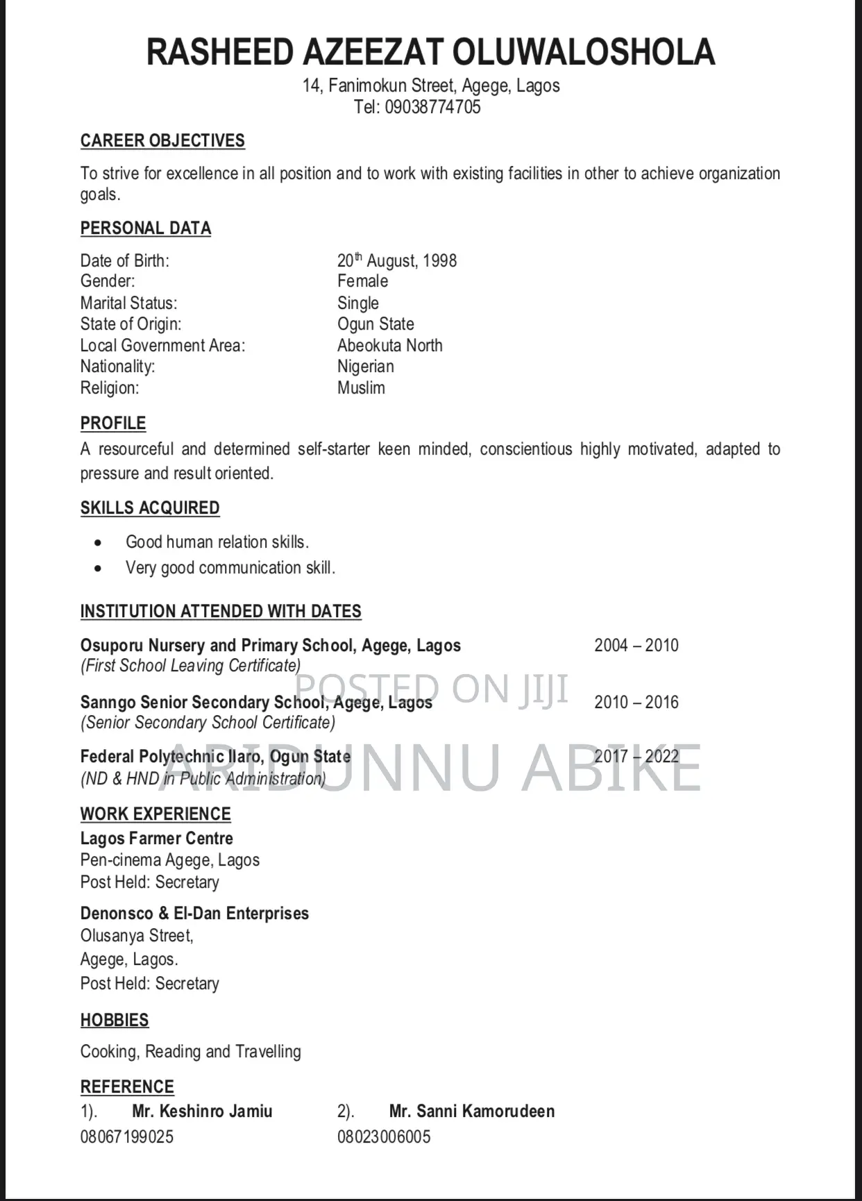 Sales Representative