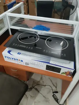 Polystar Brass and Steel Electric Built in Cooker 2 Burners