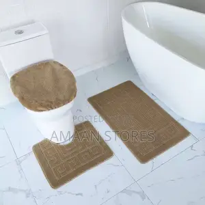 3 in 1 Toilet Mat — Anti-Slip, Soft Durable