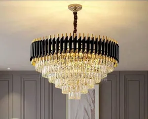 Crystal Chandelier With Led and Remote, Light Up Your Space