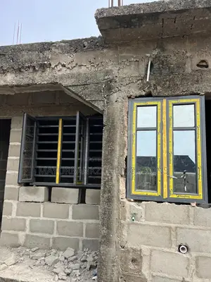 Gray Color 3in 1 Casement Window