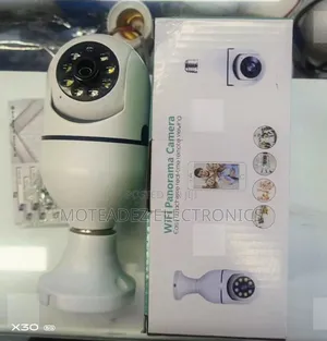 360° Rotatable E27 Light Bulb Wireless Wifi Security Camera
