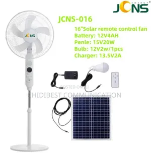 Solar Fan With Remote Control