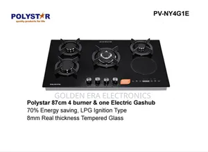 Polystar 87cm 4burner and 1 Electric Gas Cooker