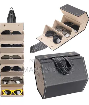 6 Slots Sunglasses Organizer Case
