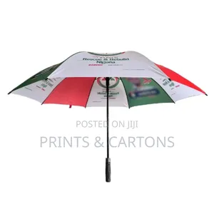 Custom Printed Campaign Umbrella. " 