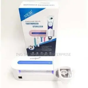 3 in 1 Toothbrush Holder and Sterilizer - Dispenser