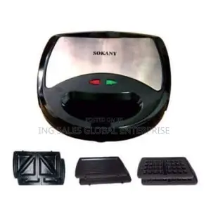 3 in 1 Sandwich + Waffle Grill Maker and Toast
