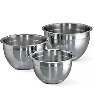 Stainless Mixing Bowls - 3 Pieces