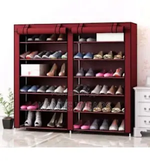 6 Layers Double Shoe Rack