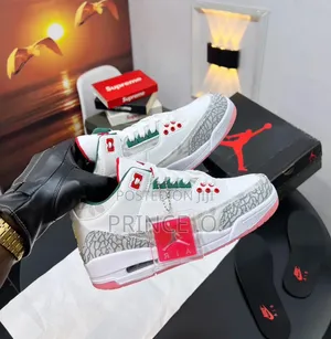 Air Jordan 3 Retro Crystal Clear Sole Sneakers