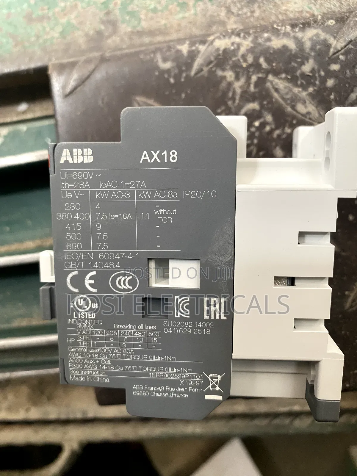 Ax18 Contactor Abb