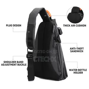 Anti Theft Crossbody Bag Waterproof Backpack for Men Women