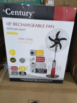Century FRC-45-E - Battery Fan With Led for Power Outages
