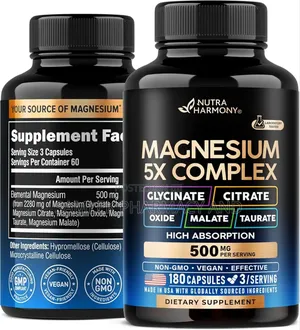 Magnesium Complex- Glycinate,Citrate,Malate,Taurate,Oxide