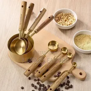 Gold Wooden Measuring Spoon