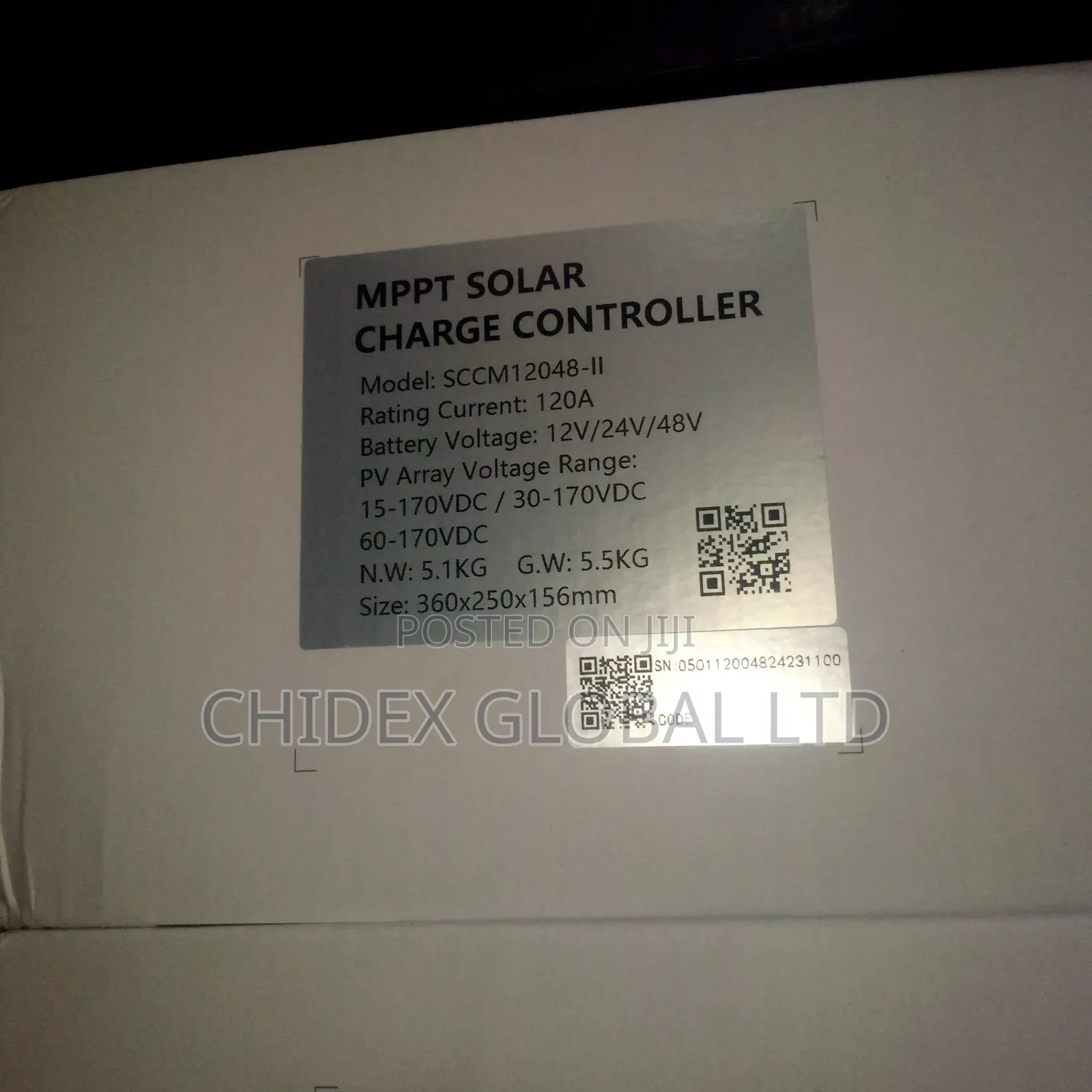 120ah MPPT Felicity Charge Controller