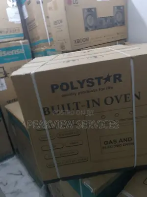 Sleek Stylish: Polystar Pv-Eg271bb Built in Oven and Gas