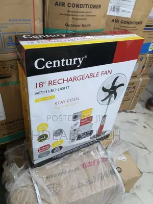 Portable Century FRC-45-E Fan - Led Light + Battery