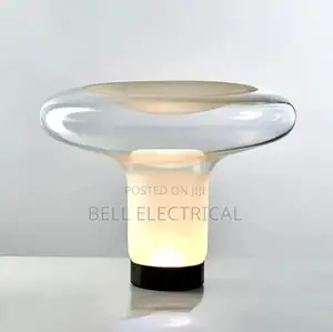 French Cream Style Modern Simple Jellyfish Glass Mushroom