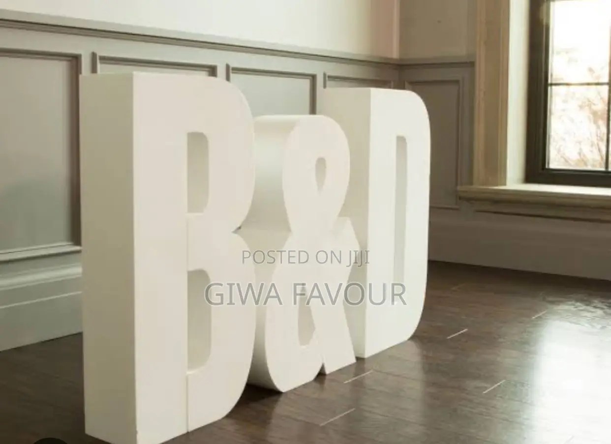 3d Durable Standing Foam Letters for Event