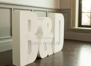 3d Durable Standing Foam Letters for Event