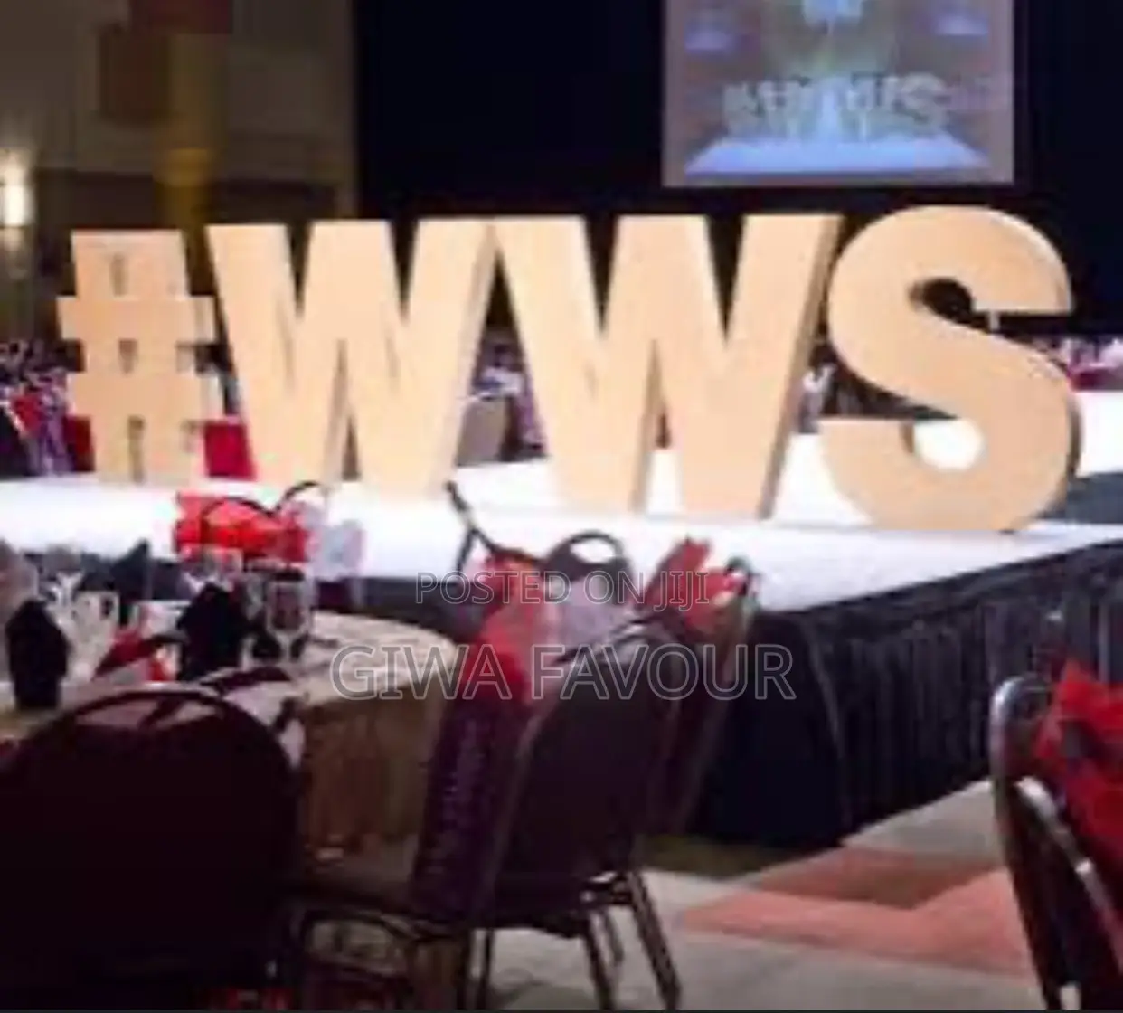3d Durable Standing Foam Letters for Event