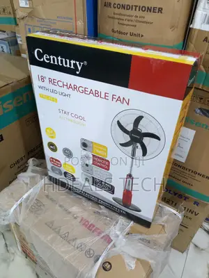 Century FRC-45-E - Durable 18" Fan With Led