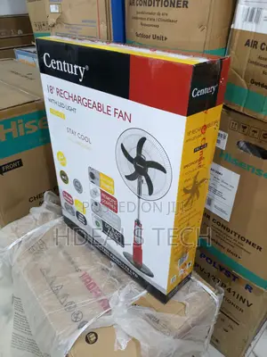 Stay Cool Anywhere - Century 18" Rechargeable Fan FRC-45-E