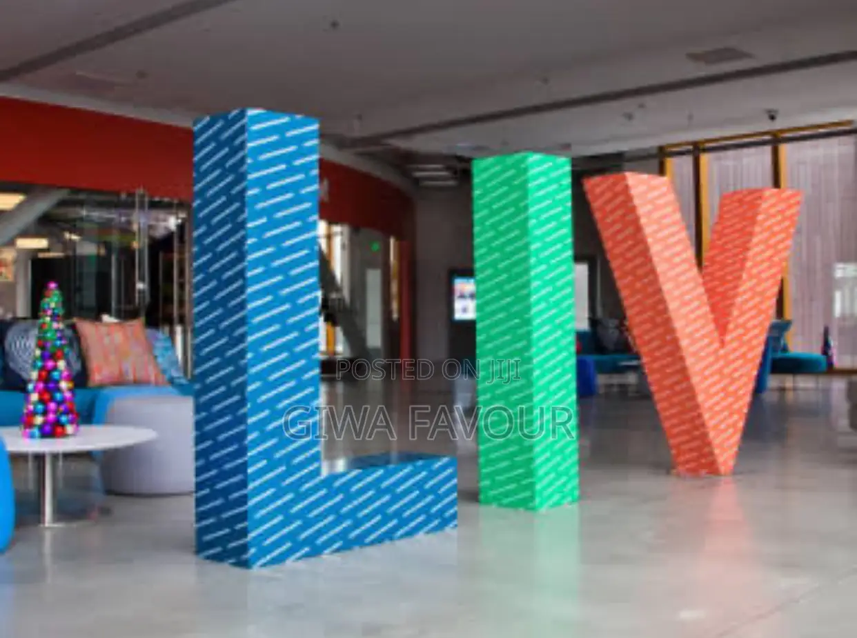 Custom Display Durable Standing Foam Letters