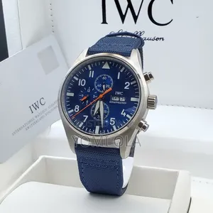 Iwc Chronograph Blue Dial Watch