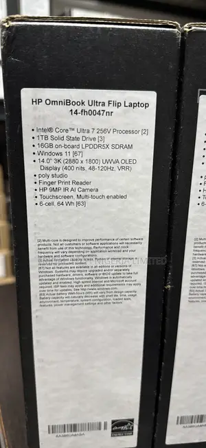 New HP OmniBook X Laptop 14-fe0097nr 16GB Intel Core Ultra 7 SSD 1T