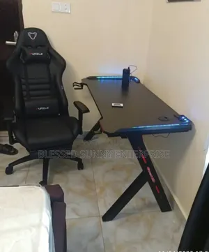 Gaming Table and Chair.