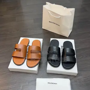 Original Balenciaga Leather Slip Ons