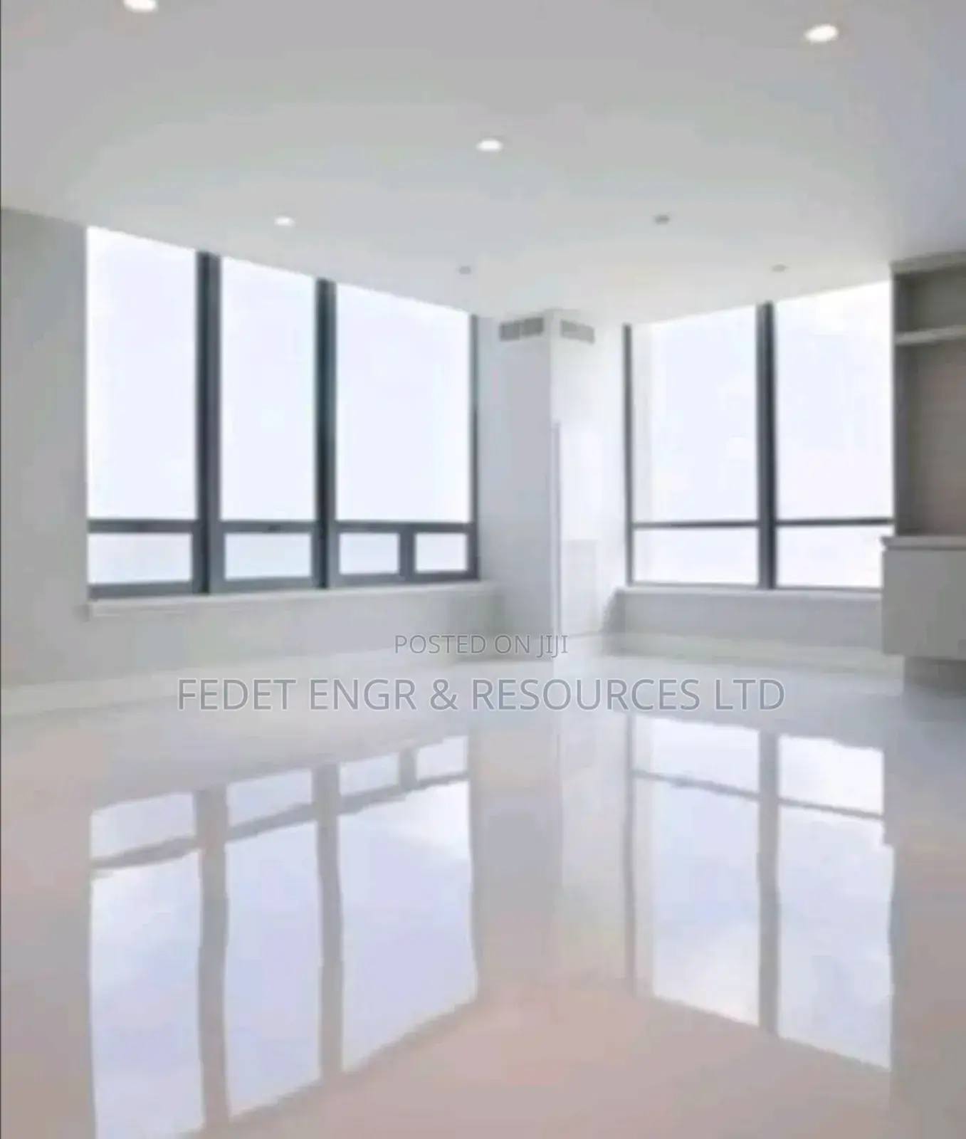 Interior Epoxy Pattern Reflector Flooring