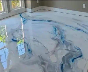 Interior Epoxy Pattern Reflector Flooring