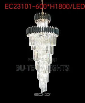 Spiral Crystal Chandelier