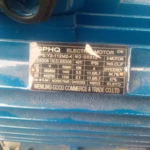 Original Brand New GPHQ Electric Motor 5.5kw 7.5hp
