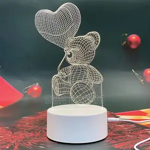 3d Lamp Bear Lamp Gift Idea Night Light