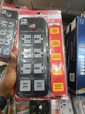 Mercury Surge Protector 6 Ways Extension Model: 6240u-4u