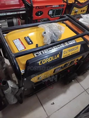 Corolla 3.5kva Petrol Generator 100% Copper Coil