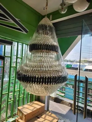 Crystal Chandelier (Gold)