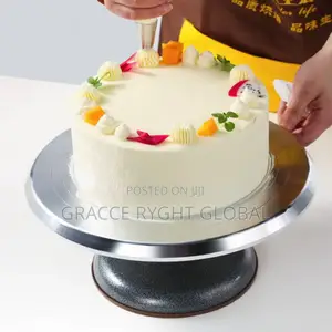 Stainless Steel Cake Decorating Turntable