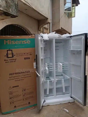 Hisense Rc 67 Ws Side by Side Less Energy Consumption Fridge