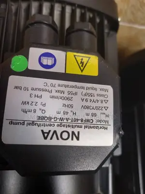 Nova Stainless Steel Booster Pump Set